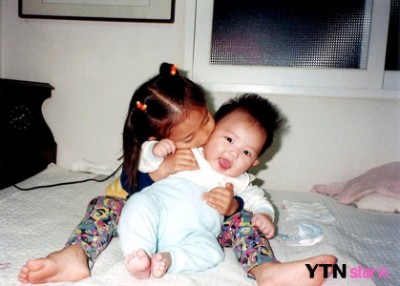 EXOチャニョルと姉の子どもの頃の画像