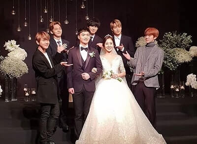 EXOチャニョル姉の結婚式メンバー画像